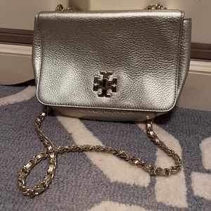 Metallic Gold Tory Burch Crossbody Bag